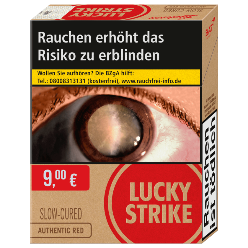 Lucky Strike Authentik Red Slow-Cured 22Stück